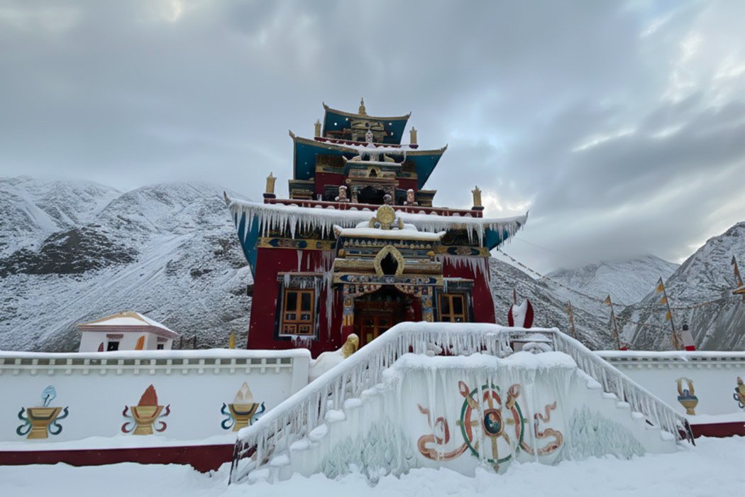 Snow magic in Spiti Valley!